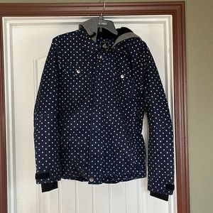 Navy blue winter jacket